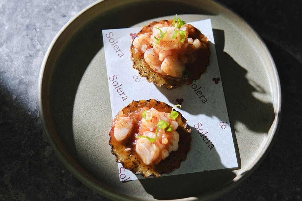 Cuisine-Good-Food-Guide-2024-Solera-Scampi-Tart