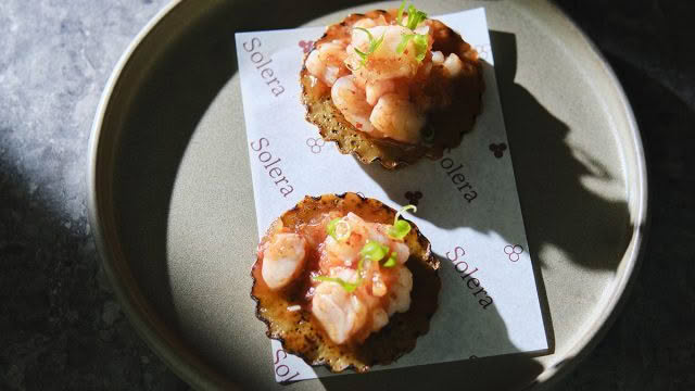 Cuisine-Good-Food-Guide-2024-Solera-Scampi-Tart
