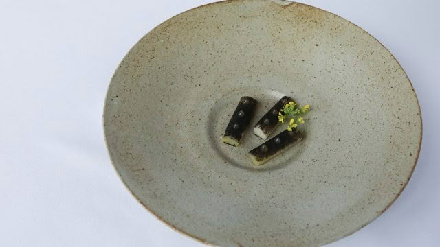 Cuisine-Good-Food-Guide-2024-The-Chef’s-Table-Orianna-Photography-plating-char-grilled-leeks-wih-whey