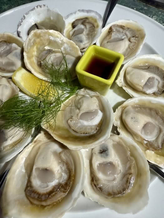 Cuisine Good Food Guide 2025 Elegance at 148 on Elles Oysters