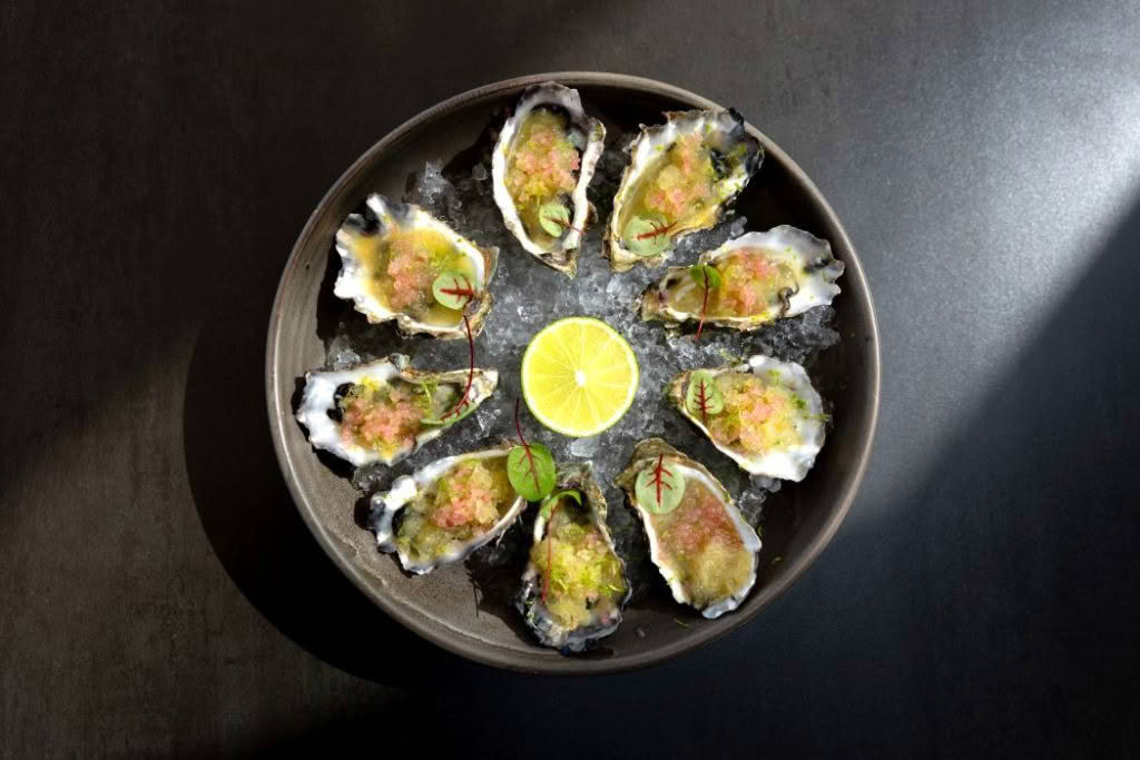 Cuisine Good Food Guide 2025 Ki Maha Oysters green applce ice 3
