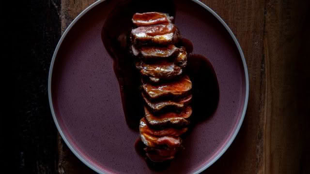 Cuisine Good Food Guide 2025 Bale Restaurant Lumina Lamp Rump, Amaretto Jus