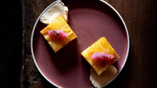Cuisine Good Food Guide 2025 Bale Restaurant Potato Rosti, Onion Whip
