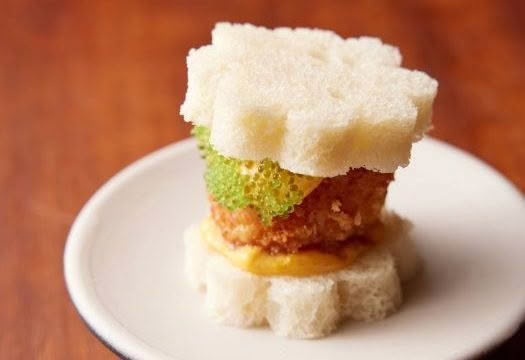 Cuisine Good Food Guide 2025 The French Cafe Scallop sando, katsu, wasabi caviar, chorizo_credit Josh Griggs