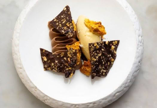 NECTAR_ The Malteser – malt ice cream, milk chocolate cremeux & honey comb credit Jerome Warburton