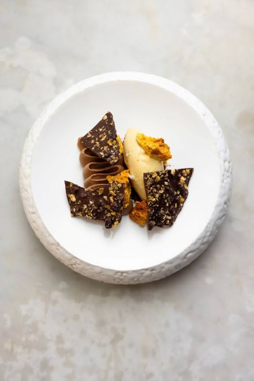 NECTAR_ The Malteser – malt ice cream, milk chocolate cremeux & honey comb credit Jerome Warburton