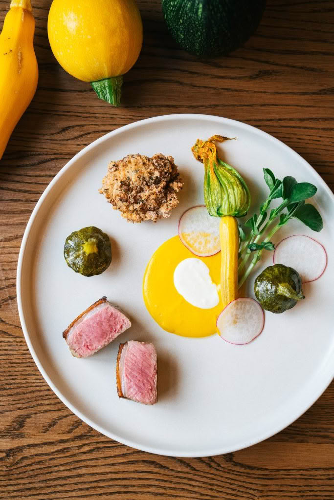 Cuisine Good Food Guide 2026 Aosta Lamb & garden goodies