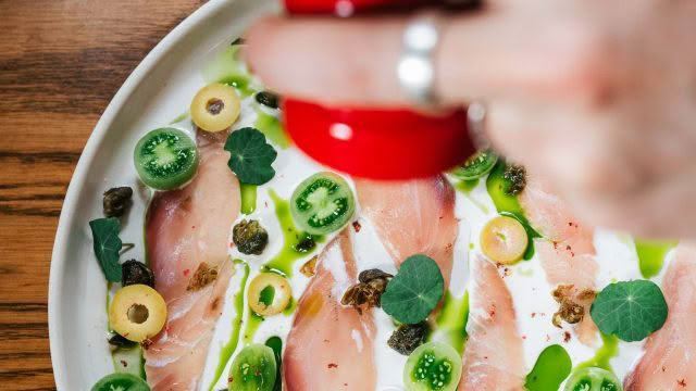 Cuisine Good Food Guide 2026 Aosta Line Caught Puttanesca Crudo