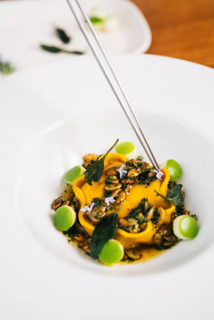 Cuisine Good Food Guide 2026 Aosta Rabbit & Pumpkin Raviolo