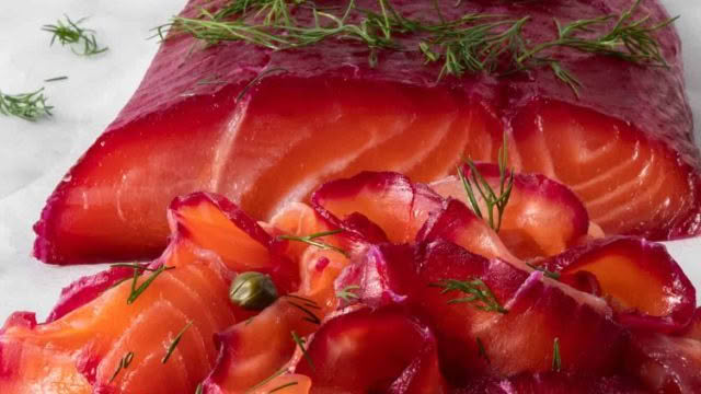 Cuisine Good Food Guide 2026 French Market Salmon beetroot gravlax