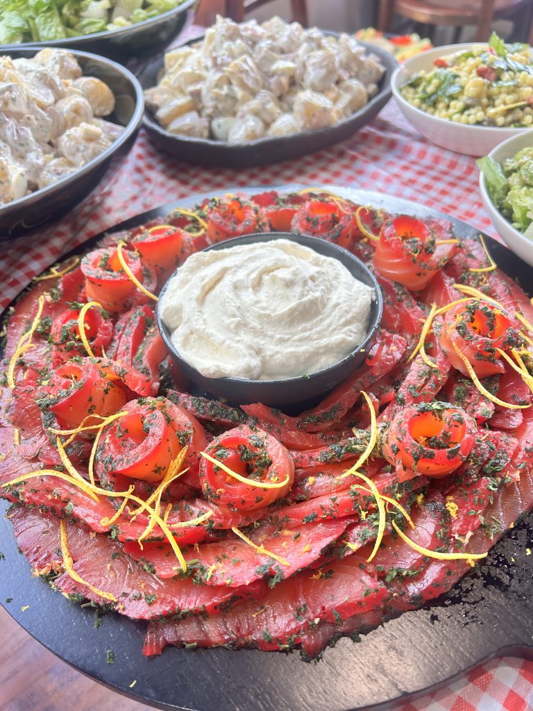 Cuisine Good Food Guide 2026 French Market Salmon gravlax horseradish cream