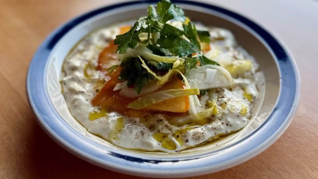 Cuisine Good Food Guide 2026 Margot Stracciatella, persimmon, endive