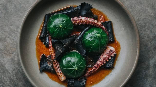 Cuisine Good Food Guide 2026 Sherwood_SouthernArorowSquid,InkMalfadine,Nduja_InSherwood_JonoParker_
