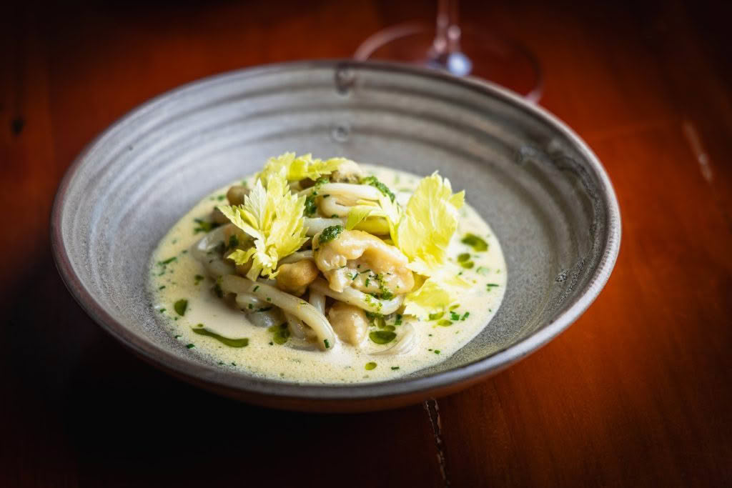 Cuisine Good Food Guide 2026 The Bistro Calamari, Lemon Gnocchi, Champagne Veloute