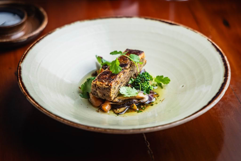 Cuisine Good Food Guide 2026 The Bistro Confit Leg Of Cambridge Duck, Mushrooms A La Grecque