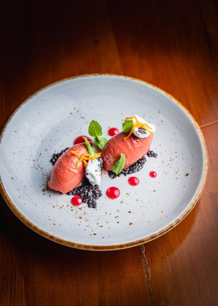 Cuisine Good Food Guide 2026 The Bistro Tamarillo Iced Tea Sorbet 1