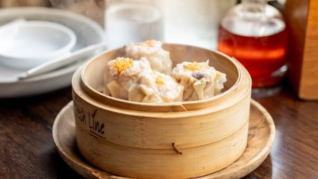 Cuisine Good Food Guide 2026 The Blue Breeze Inn PORK & PRAWN SHUMAI